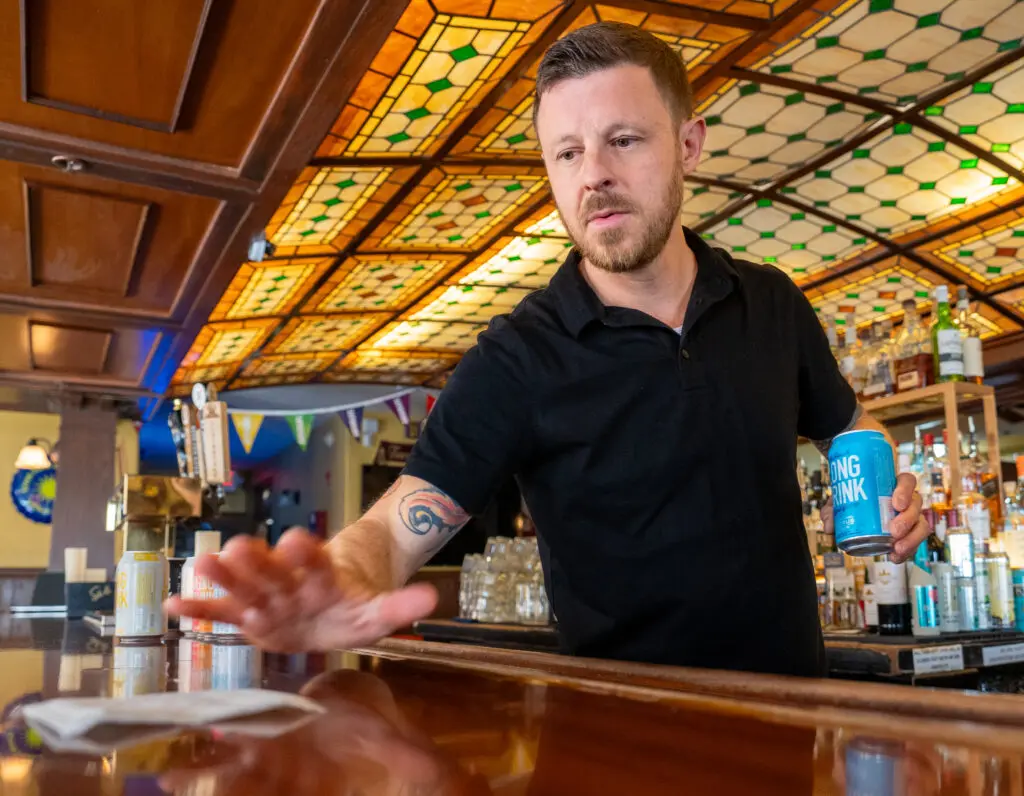 Kupros co-owner and general manager Keegan Currey says the Long Drink sells like "hotcakes."