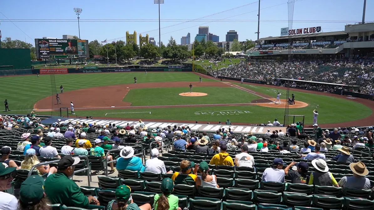 Sutter Health Park in West Sacramento is hosting the Athletics for two more years.