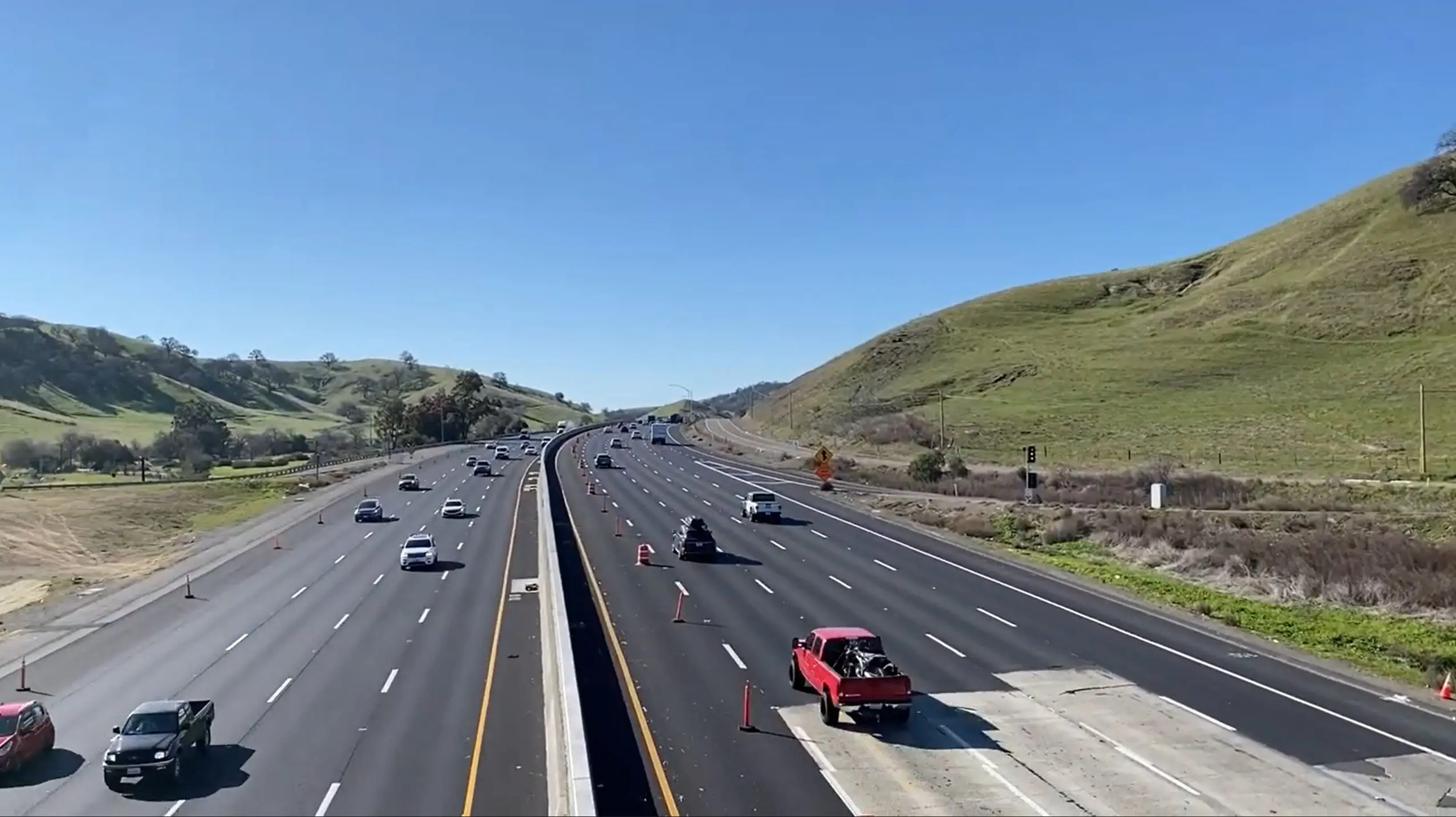 I-80, cal trans, HOV lane opening
