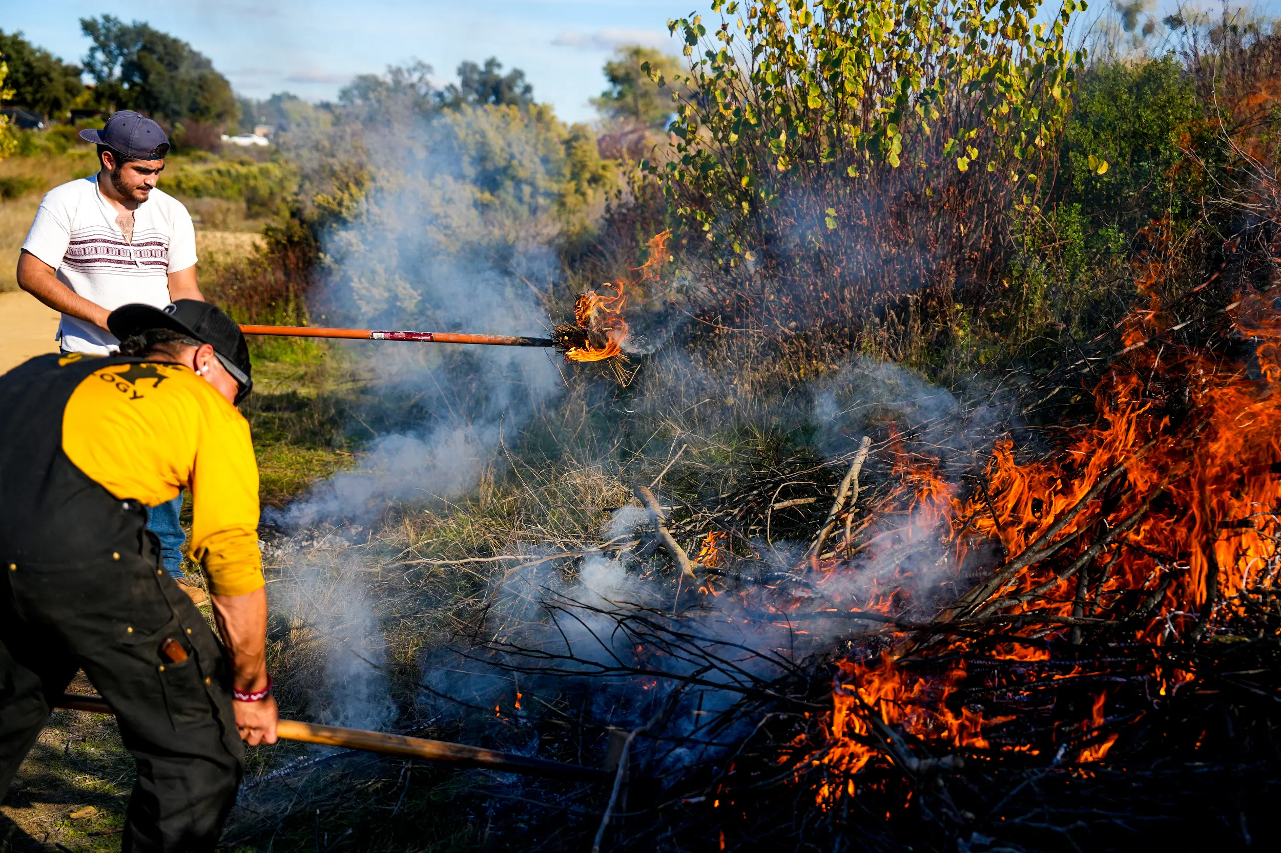 Dozens of fire professionals, tribal members and the public are spreading the flames at the Cache Creek Nature Preserve in Woodland on Nov. 7 during the Cultural Awareness Workshop.