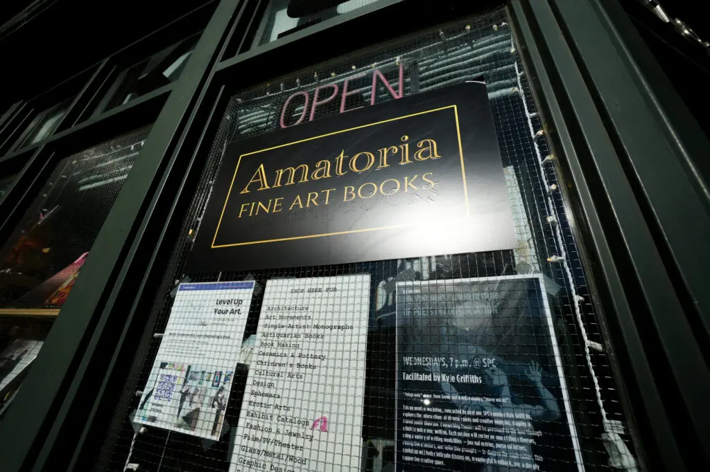 Amatoria Fine Art Books on 1831 F St. in Sacramento.