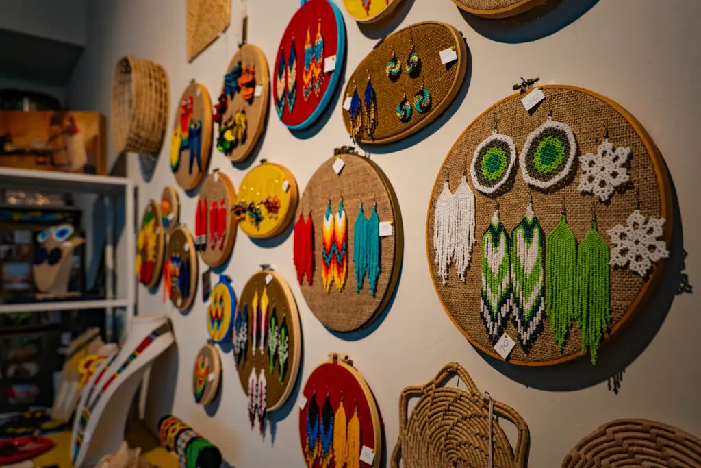 jewelry on the wall