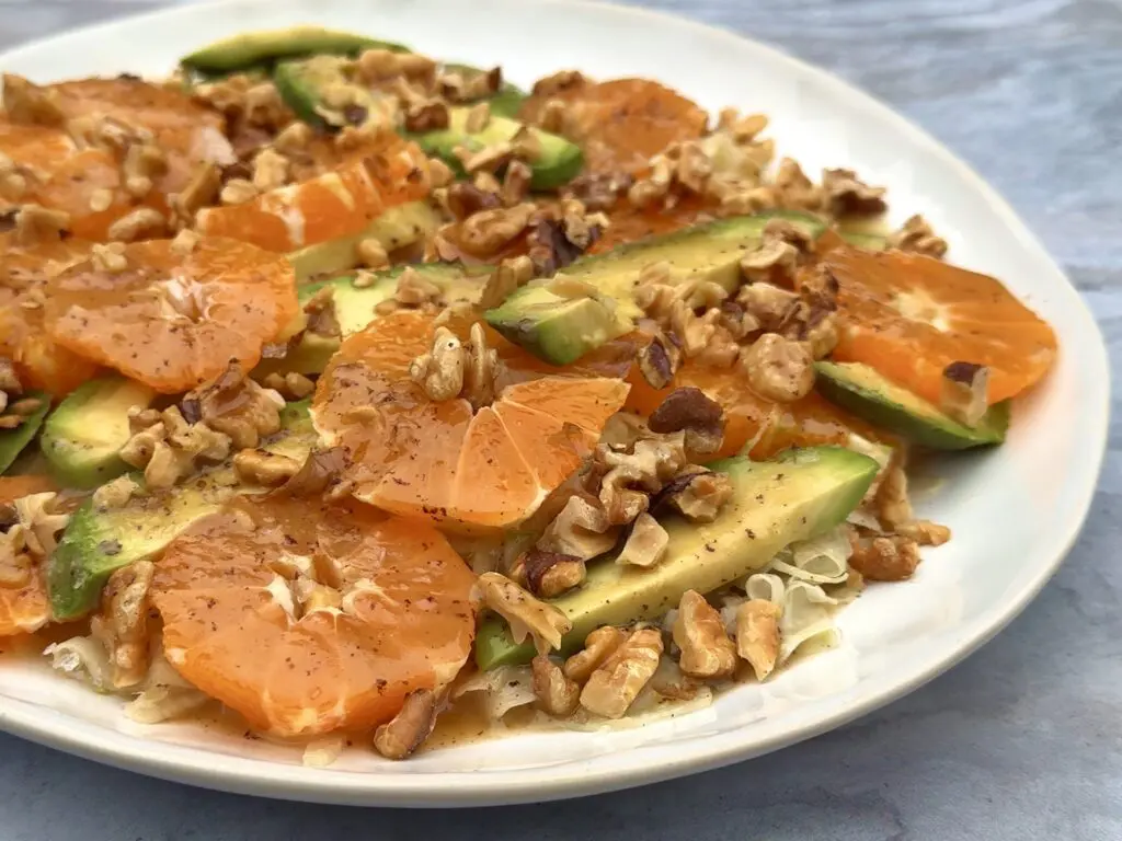 A plate of Satsoma Fennel Salad