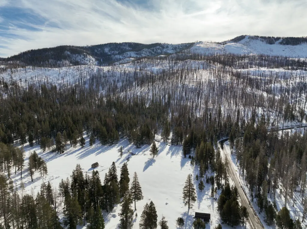Mountains and snow