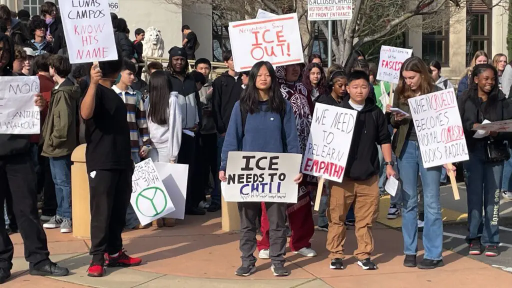 Students protest