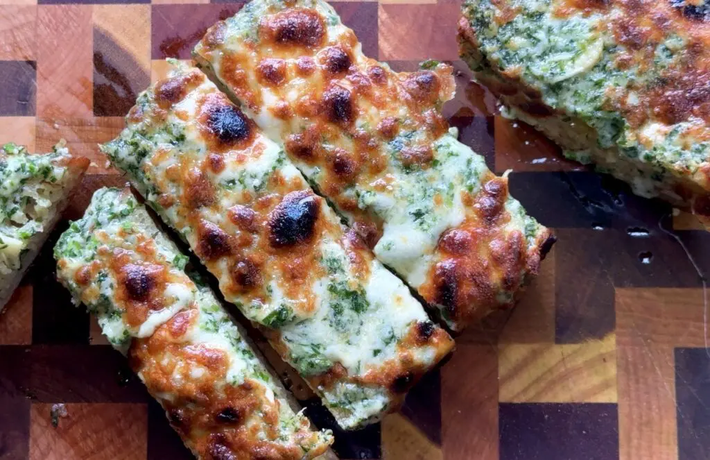 Herby garlic bread