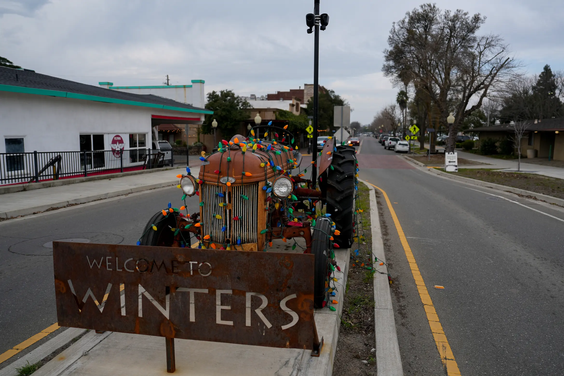 Welcome to Winters sign on Feb. 10, 2026. Photo by Denis Akbari.