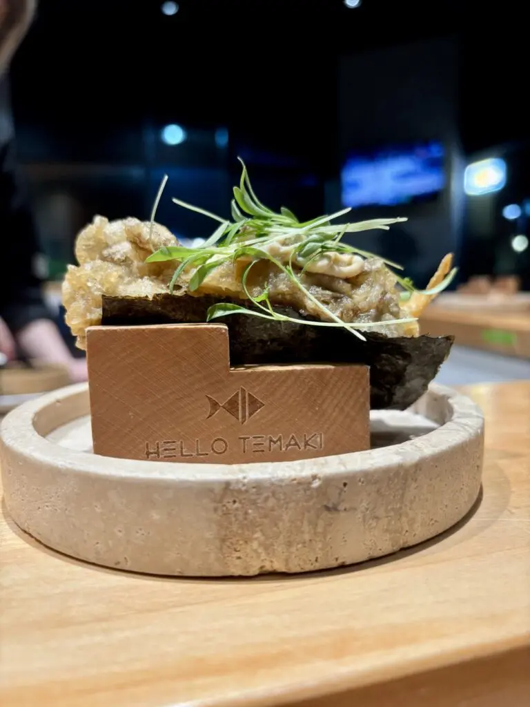 Mushroom hand roll