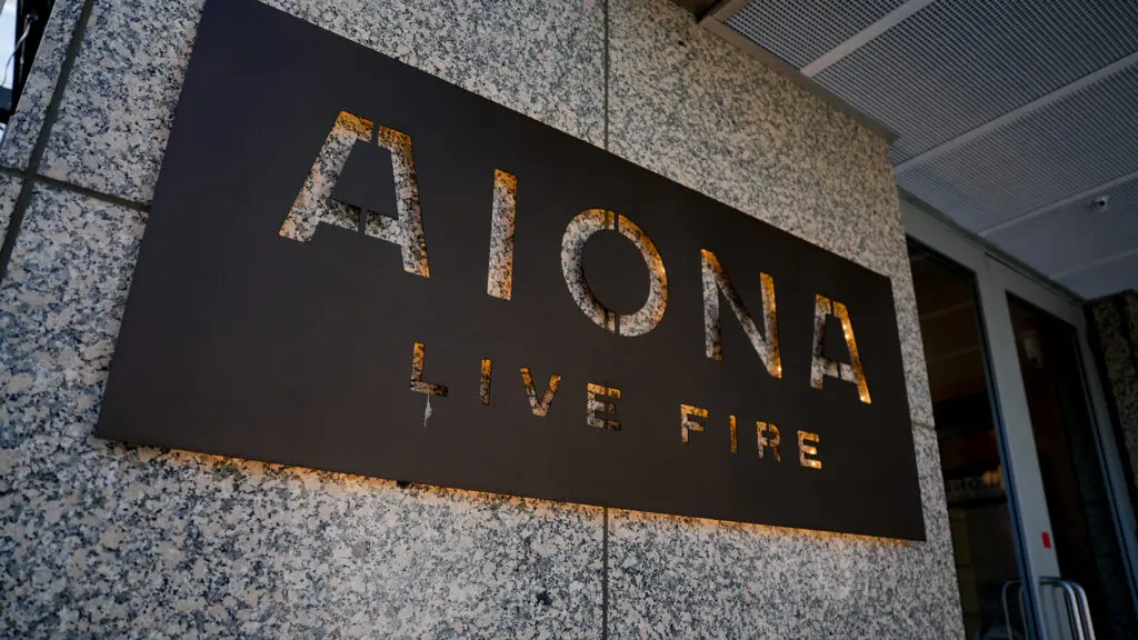 Aiona on 1213 K Street in Sacramento on April 16, 2026. Photo by Denis Akbari.