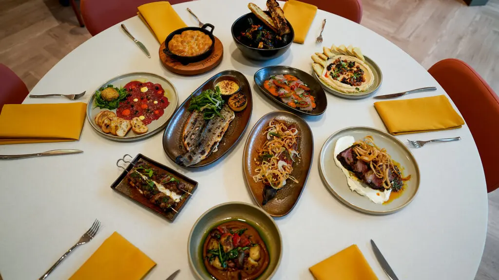 Dishes at Aiona on 1213 K Street in Sacramento. Photo by Denis Akbari.