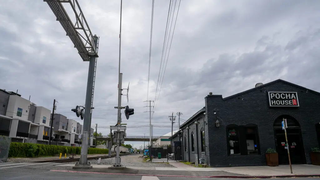 Proposed Midtown train station site at 19th and Q streets in Sacramento. Photo by Denis Akbari.