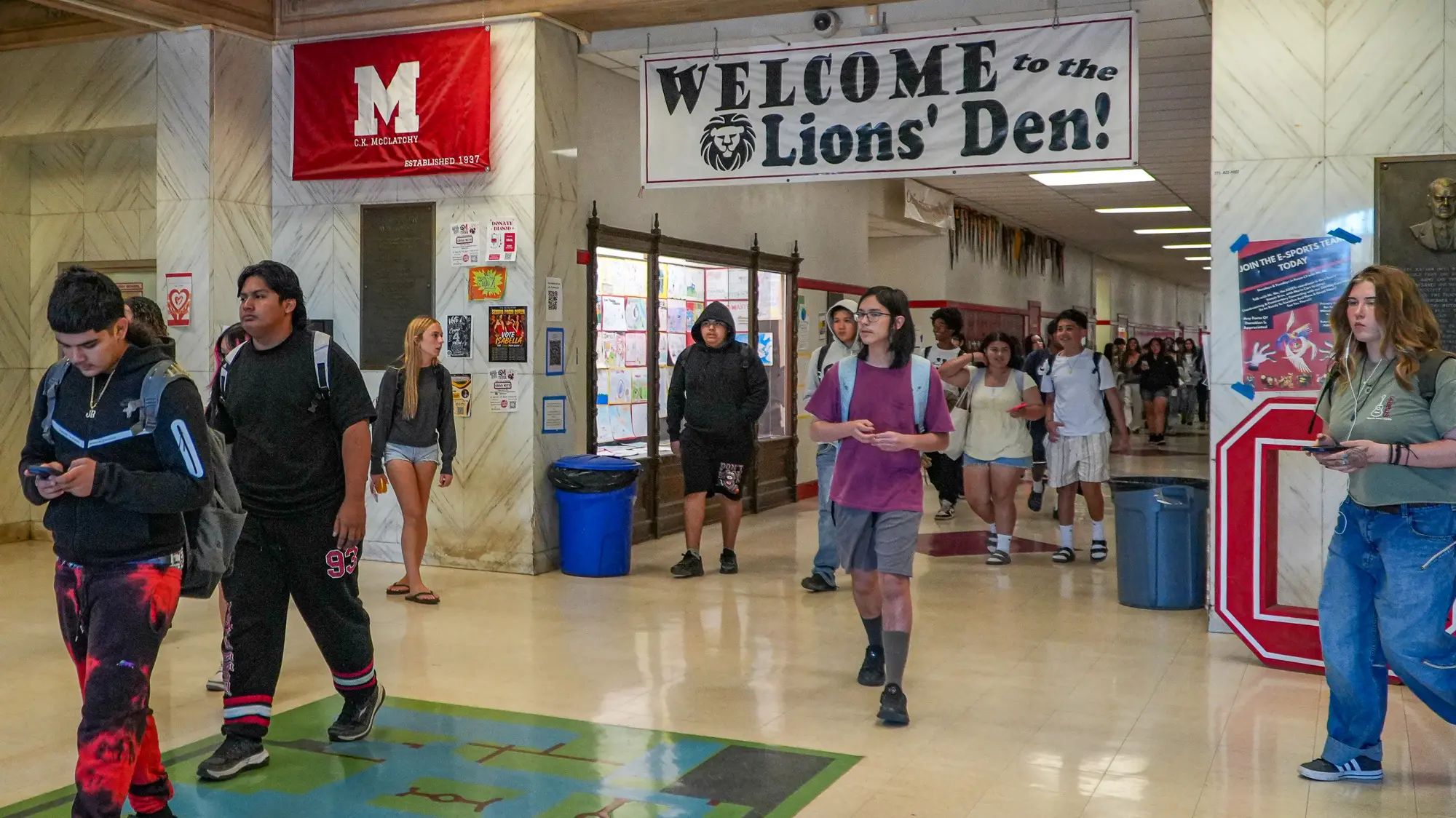 Students at school
