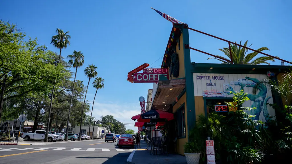 Fair Oaks Village shops and restaurants on May 20, 2026. Photo by Denis Akbari.
