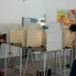 Voting center at the California Museum in Downtown Sacramento on June 2, 2026. Photo by Denis Akbari.