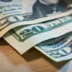 Money on a table