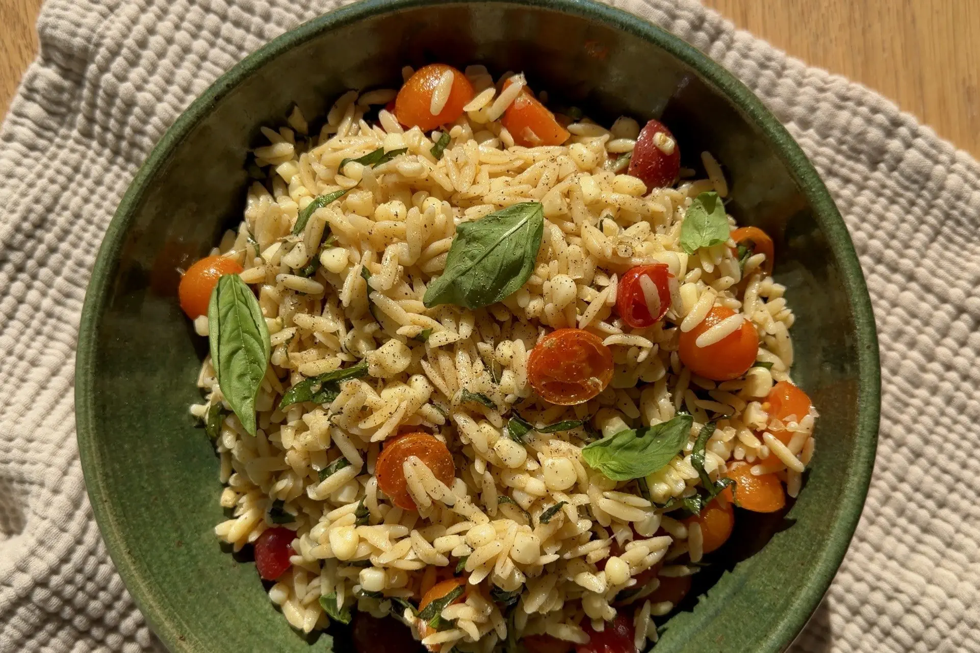 summer orzo salad