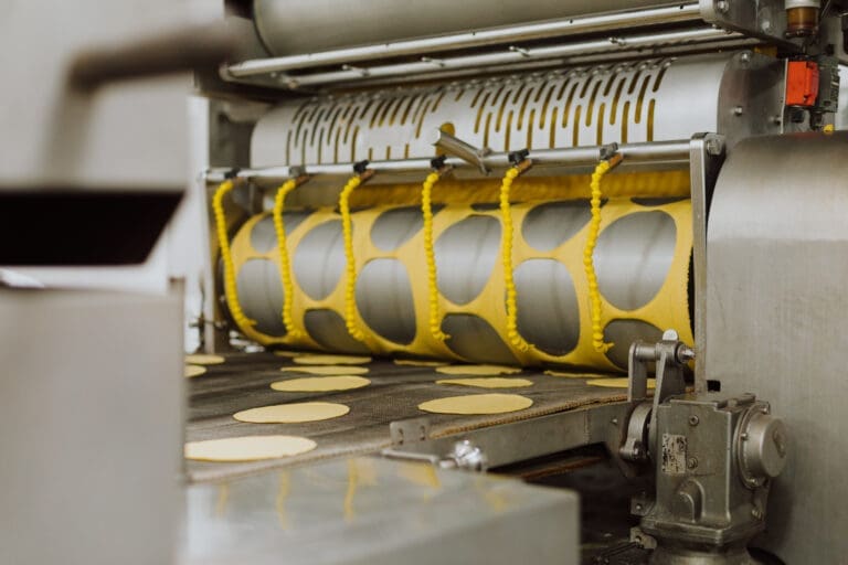 Tortilla production at the Mi Rancho factory in Elk Grove.