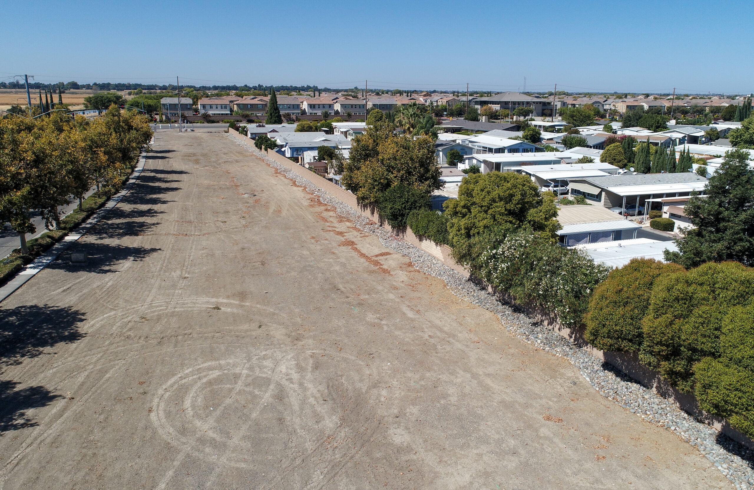 Future tiny home location on Arena Boulevard, Natomas.