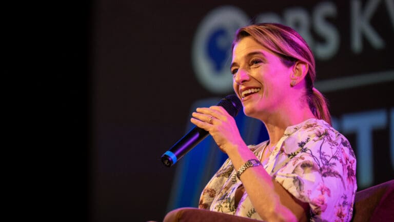 Pati Jinich at the Crest Theater in Sacramento on Sept. 3.