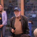 man with a microphone