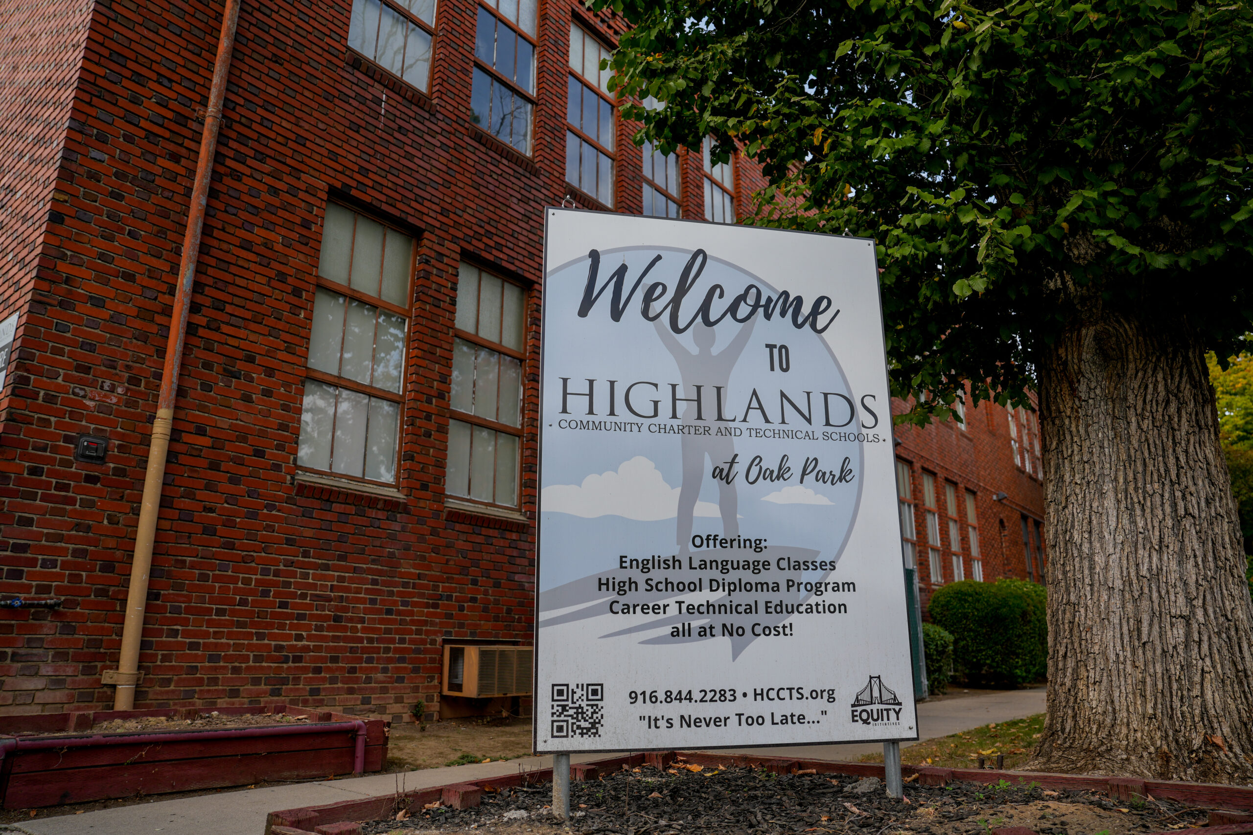 Highlands Community Charter school on 2520 33rd St in Sacramento.