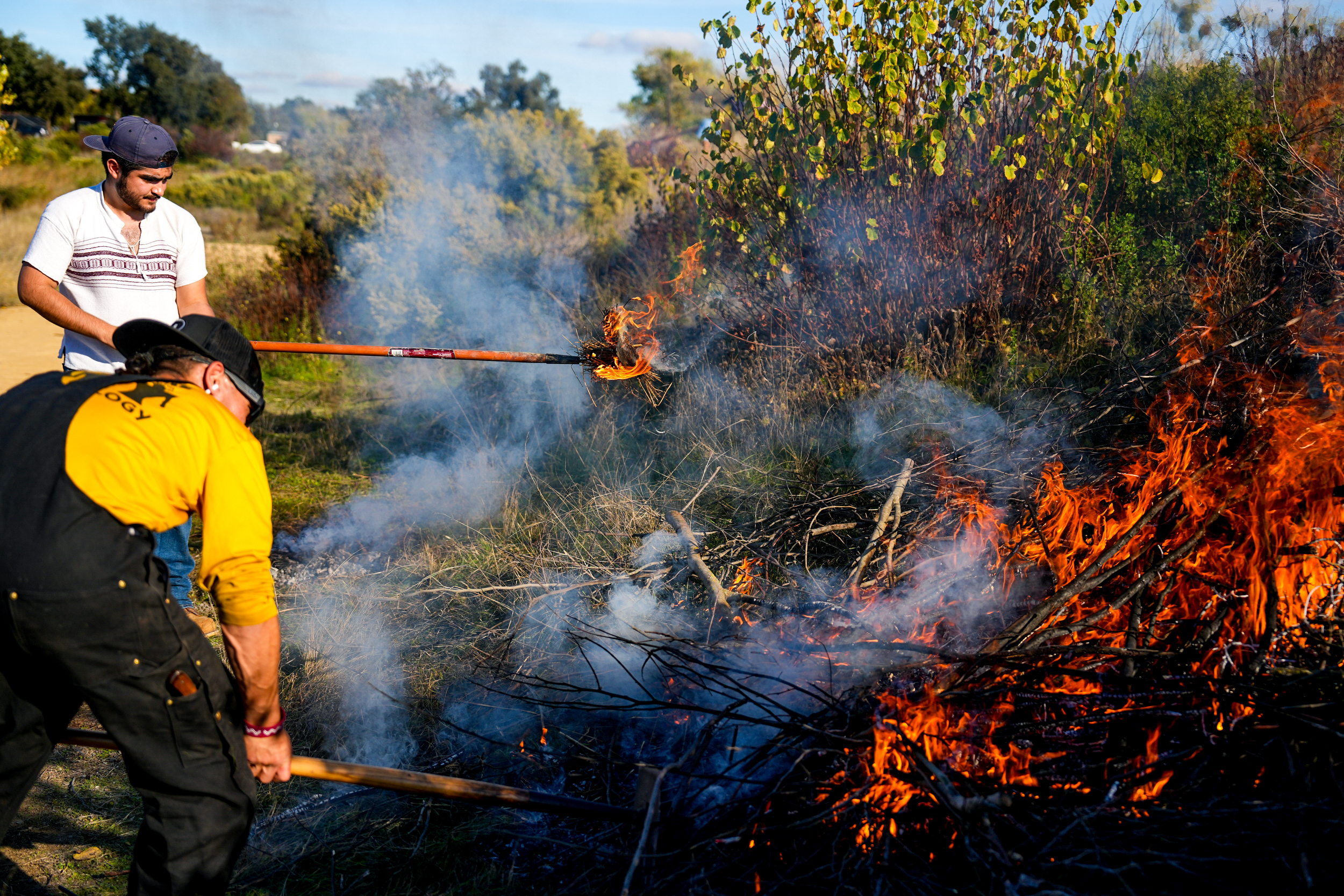 Dozens of fire professionals, tribal members and the public are spreading the flames at the Cache Creek Nature Preserve in Woodland on Nov. 7 during the Cultural Awareness Workshop.