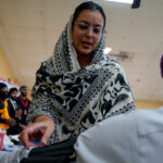 5 Rivers Heart Association volunteer doing a patient visit at Gurdwara Sri Sachkhand Sahib, a Sikh temple on 1090 Main St. in Roseville.
