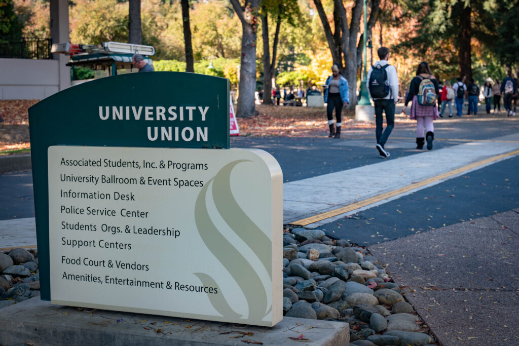 signage at university