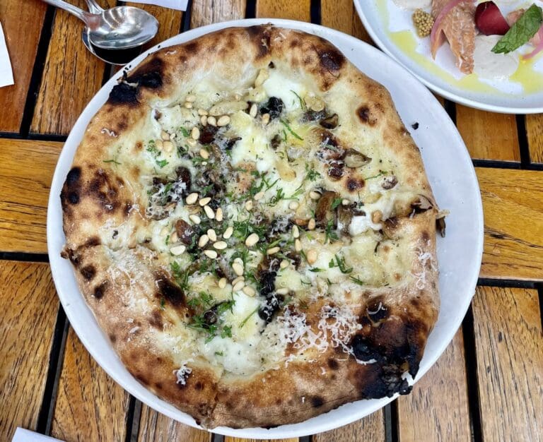 A seasonal pizza at Paragary's.