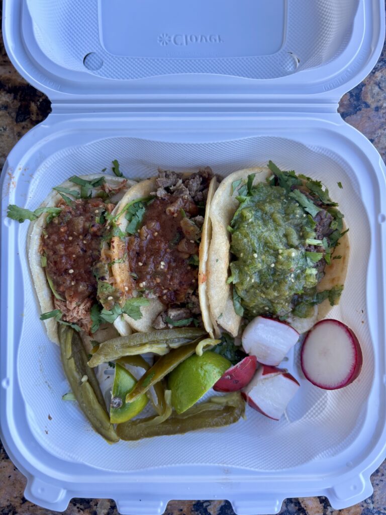Tacos from a taco truck