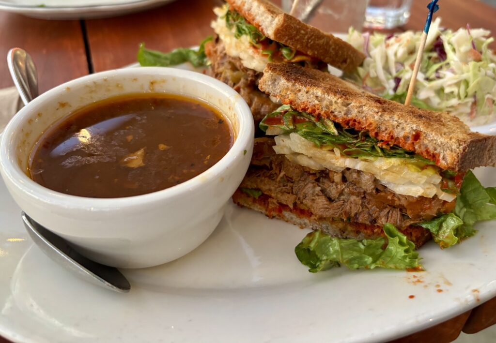 Saul's Deli sandwich