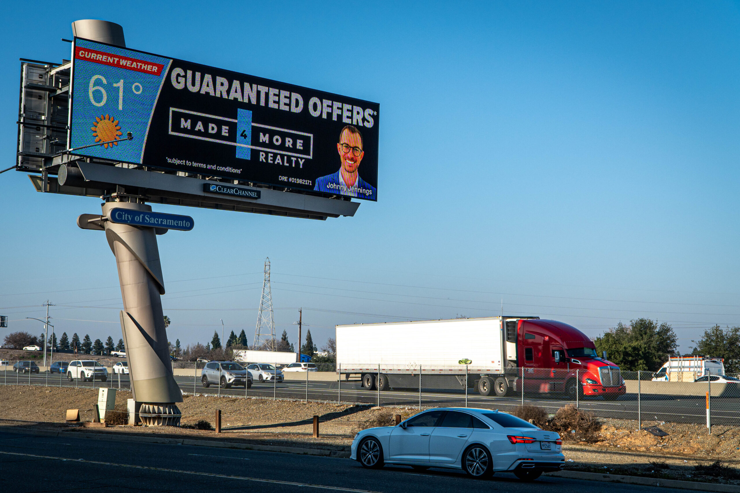 Billboard over Highway 99