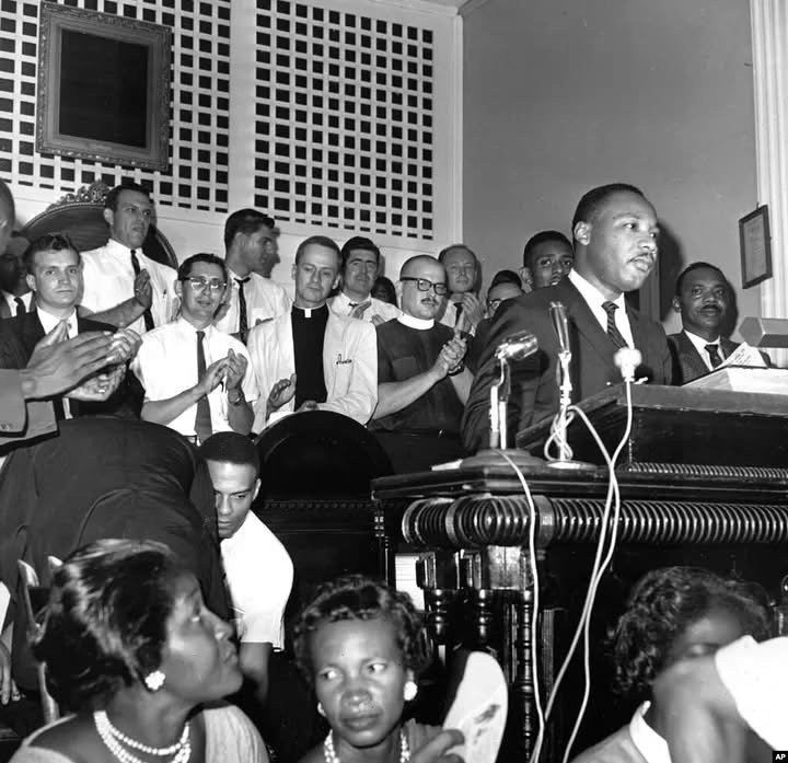 Dr. King in church