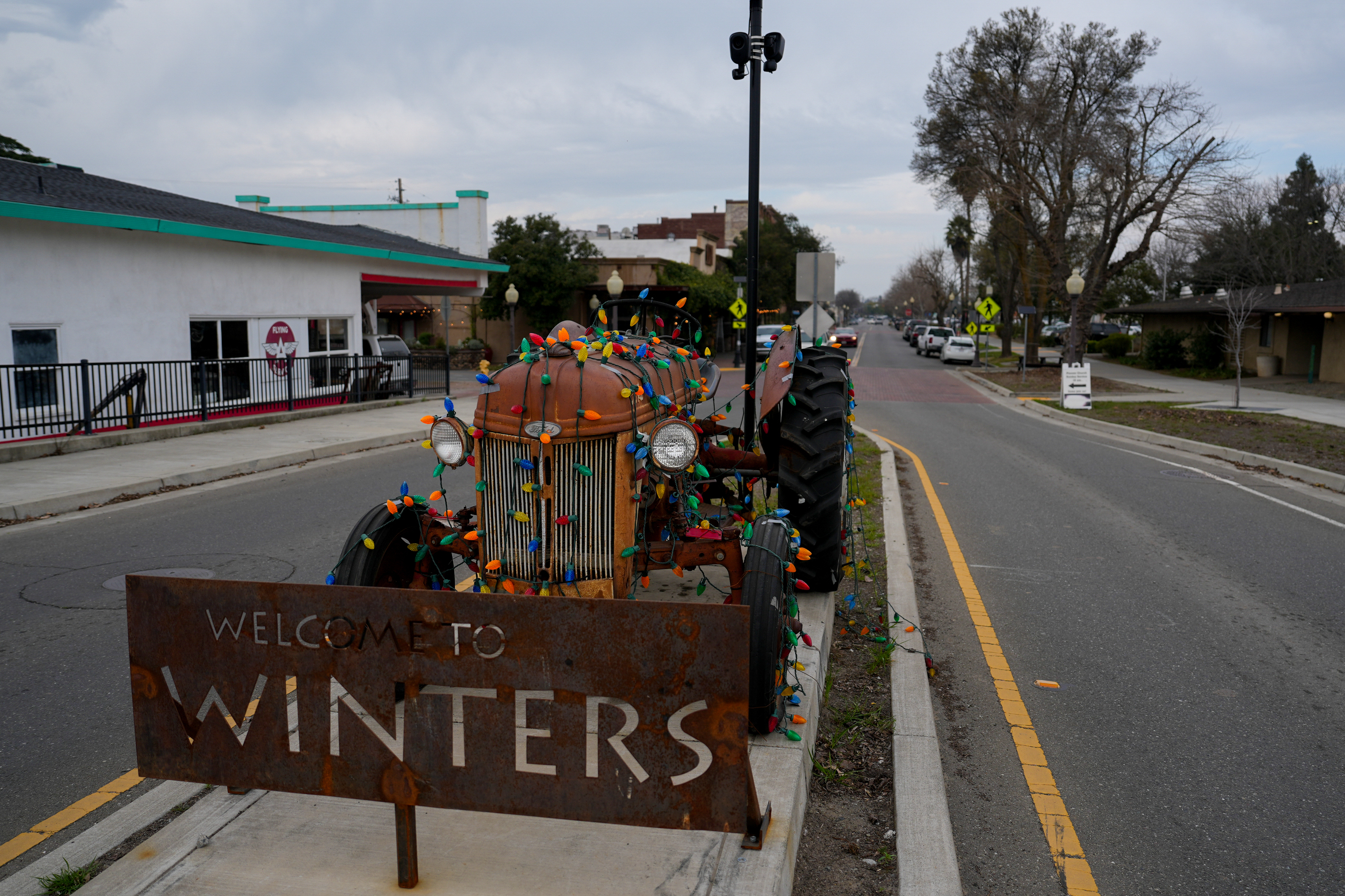 Welcome to Winters sign on Feb. 10, 2026. Photo by Denis Akbari.