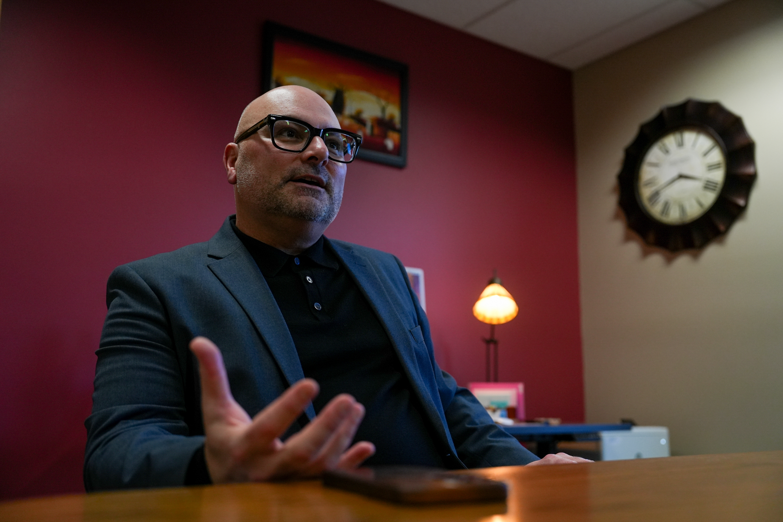 David Reilly, Elk Grove Unified School District superintendent, on Feb. 12, 2026. Photo by Denis Akbari.