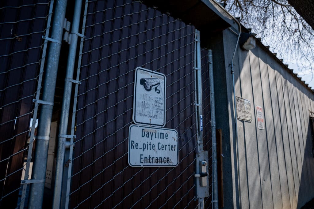 Davis Daytime Respite Center on 530 L St. on Feb. 13, 2026. Photo by Denis Akbari.