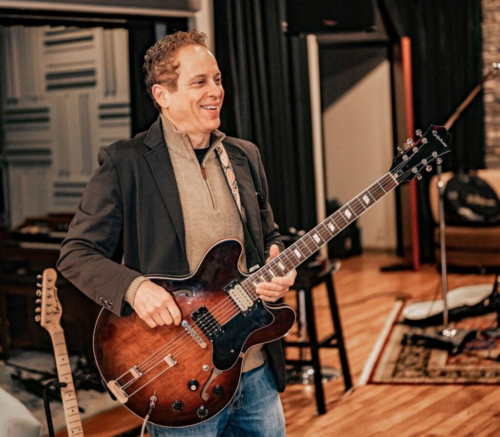 Man with guitar