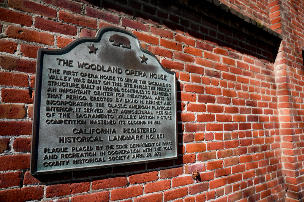 Woodland Opera House on 340 Second Street in Woodland. Photo by Denis Akbari.