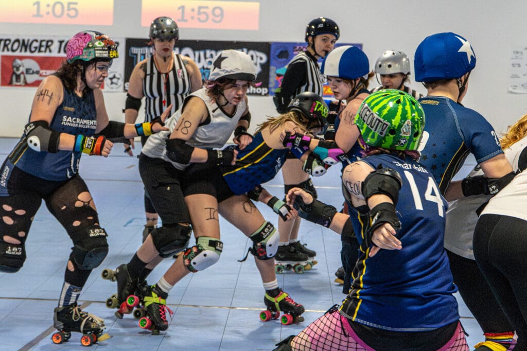 Sacramento roller derby game