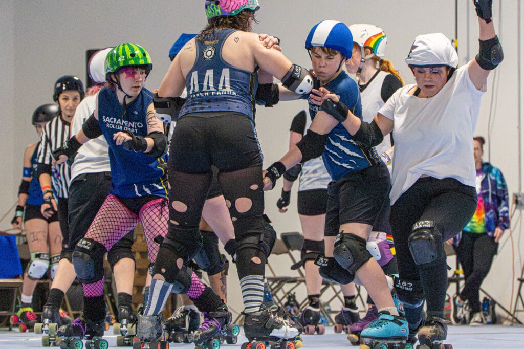 Sacramento roller derby game