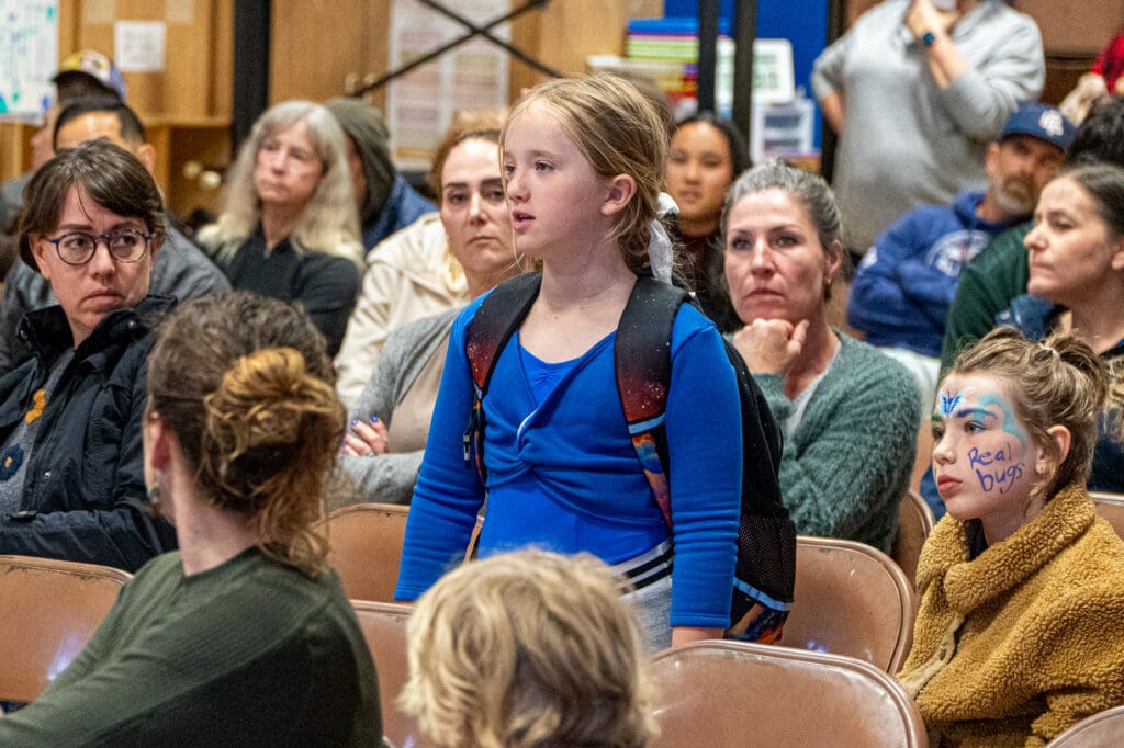 Student speaks