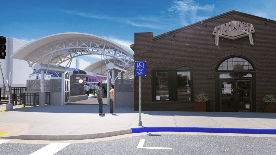 Rail station