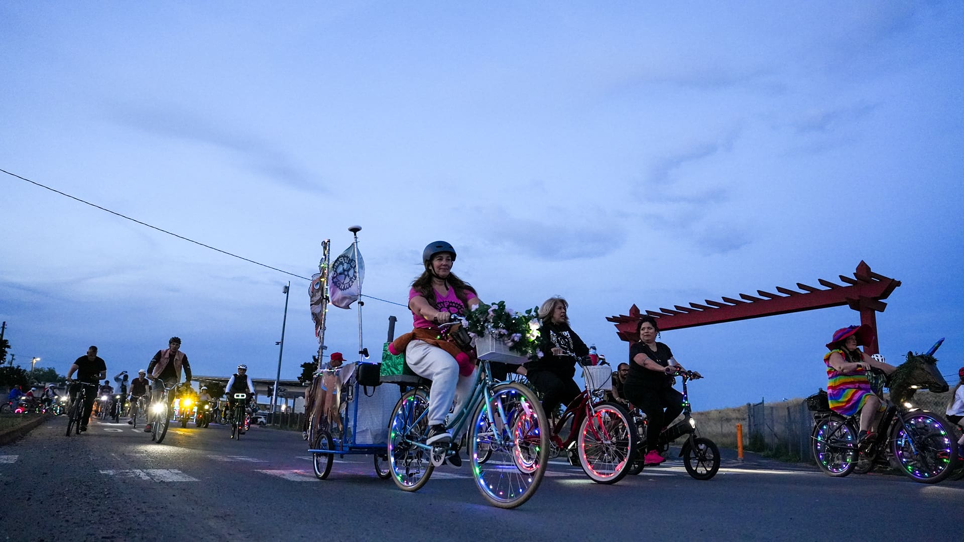 Bike Party in Sacramento on May 1, 2026. Photo by Denis Akbari.