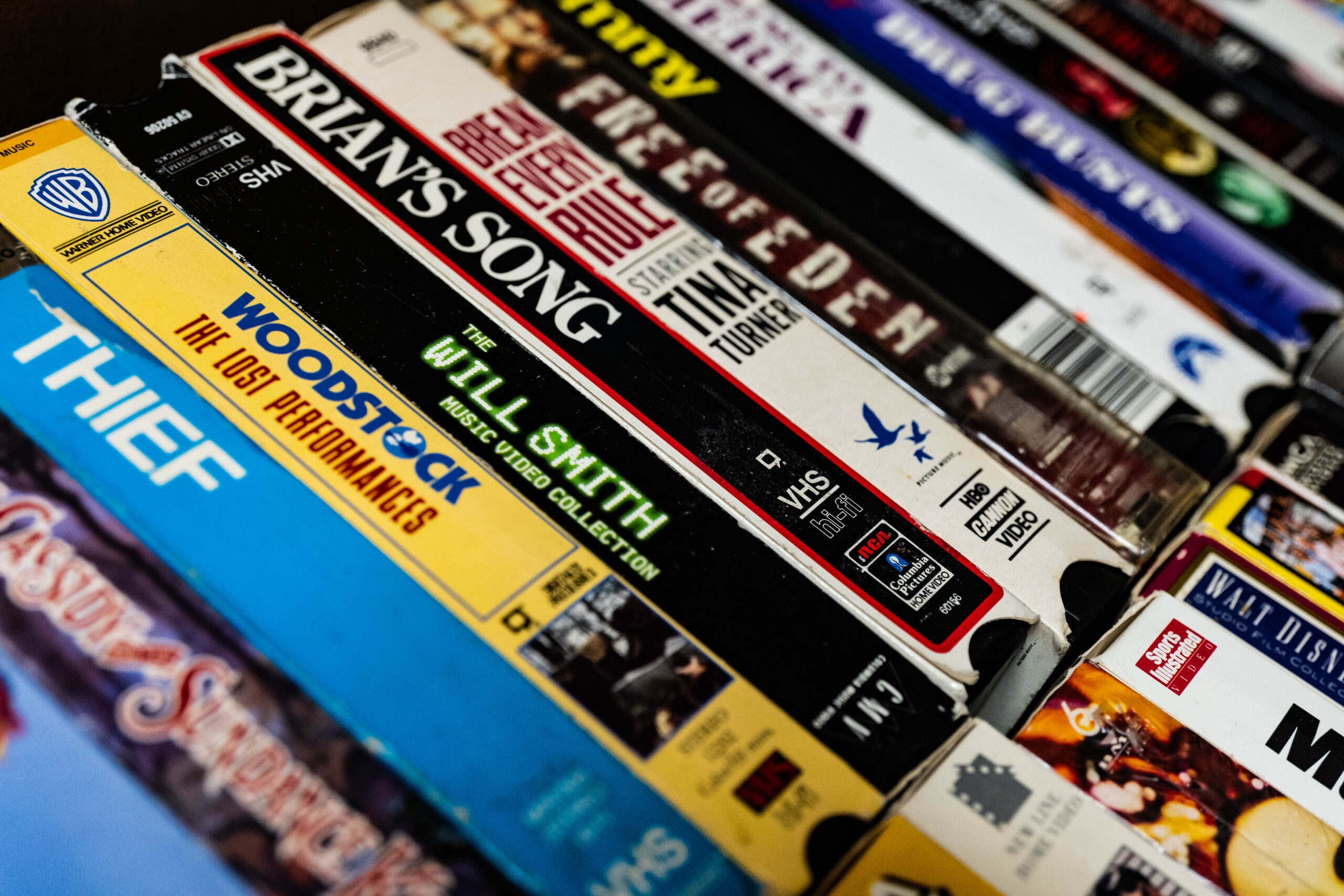 VHS tapes
