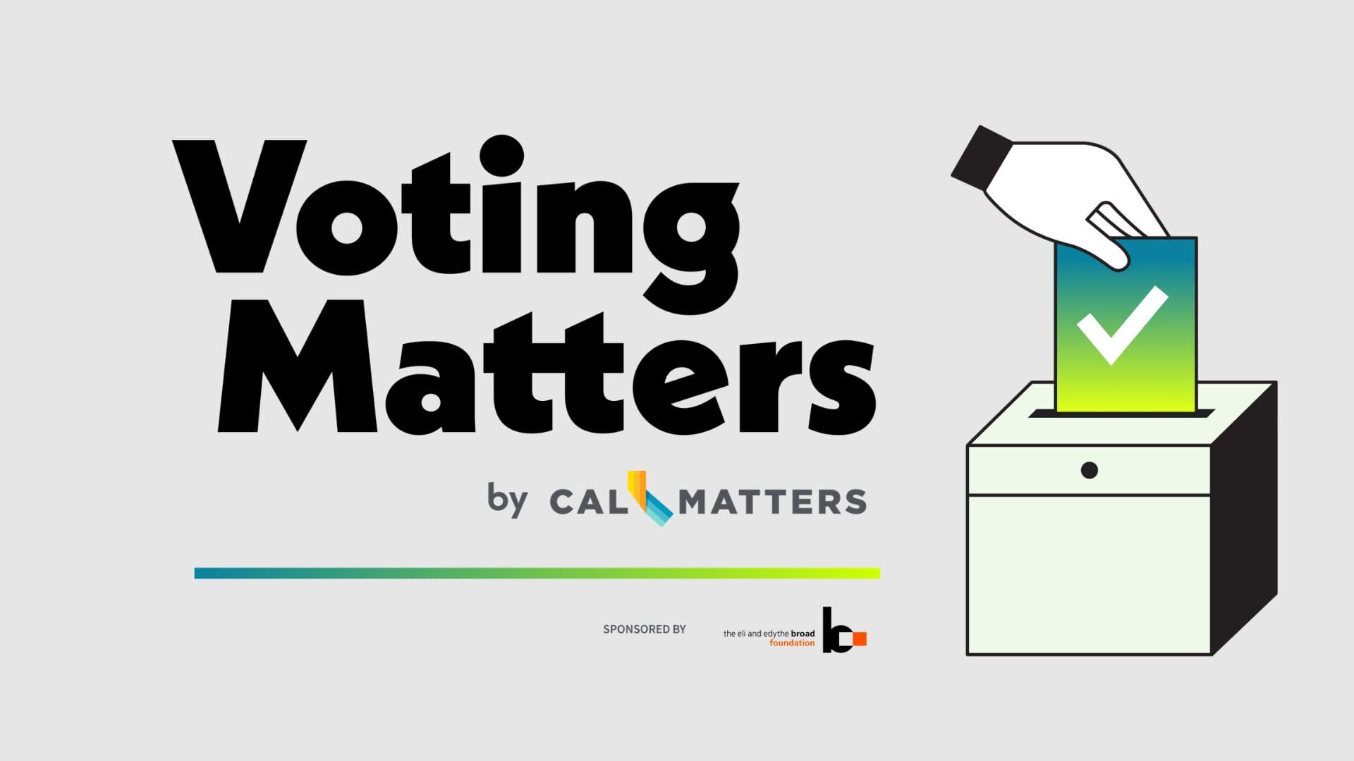 VotingMatters Logo on Gray background