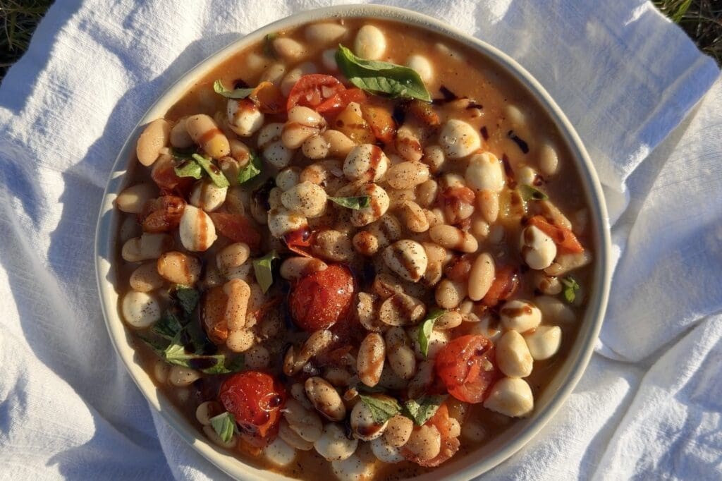 caprese white beans