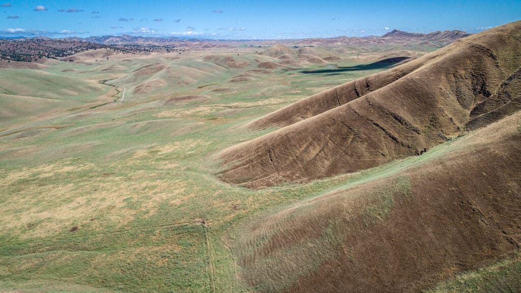 Valley and mountains