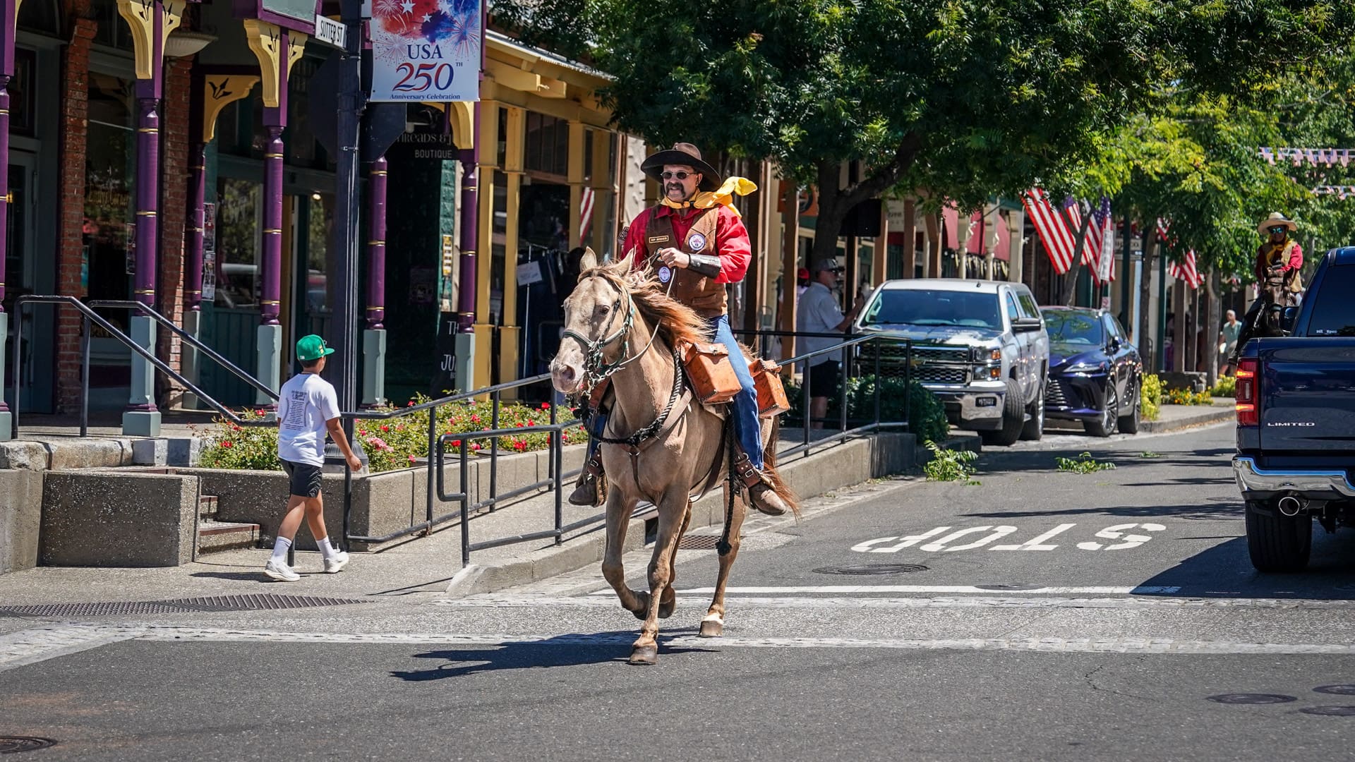 Man on horse