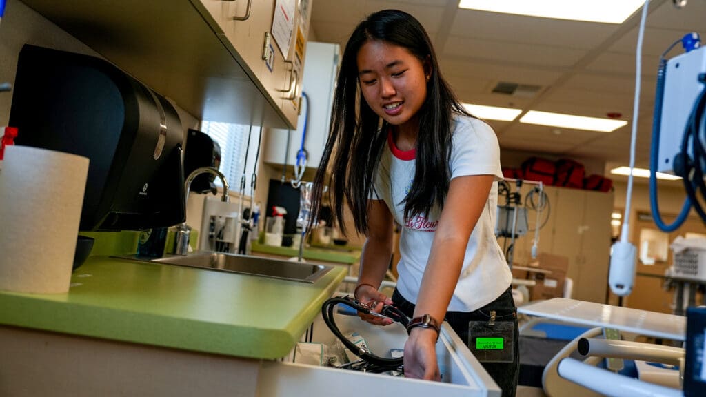Stephanie Chen, graduate of Cosumnes Oaks High School on May 26, 2026. Photo by Denis Akbari.