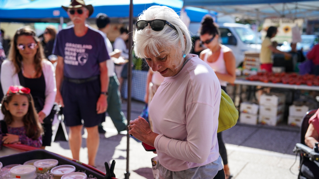Woman at market